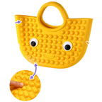 Pop It Fidget Toy Handbag for Kids Silicone Sensory Purse for Fun and Stress Relief