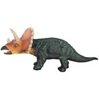 17 Inch Triceratops Dinosaur Toy, Soft Rubber Realistic Jurassic Figure Gift for Kids