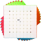Qiyi 8x8 Stickerless Magic Cube Puzzle Super Smooth Fast Speed Cube Toy for Brain Training