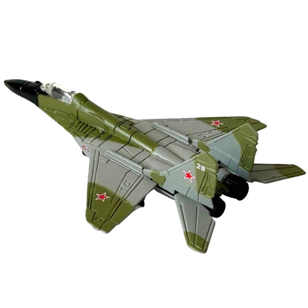Maisto Mig-29 Fulcrum Fighter Aircraft Diecast Model Toy 1:100 Scale Military Plane Collectible