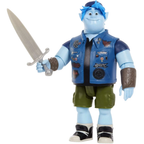 Disney Pixar Onward Barley Lightfoot Action Figure Gmm16 Elf Character with Sword Articulated Toy