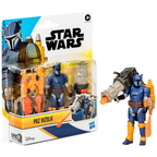 Star Wars Paz Vizsla Action Figure Set 4 Inch Mandalorian Warrior Toy for Kids Display Set