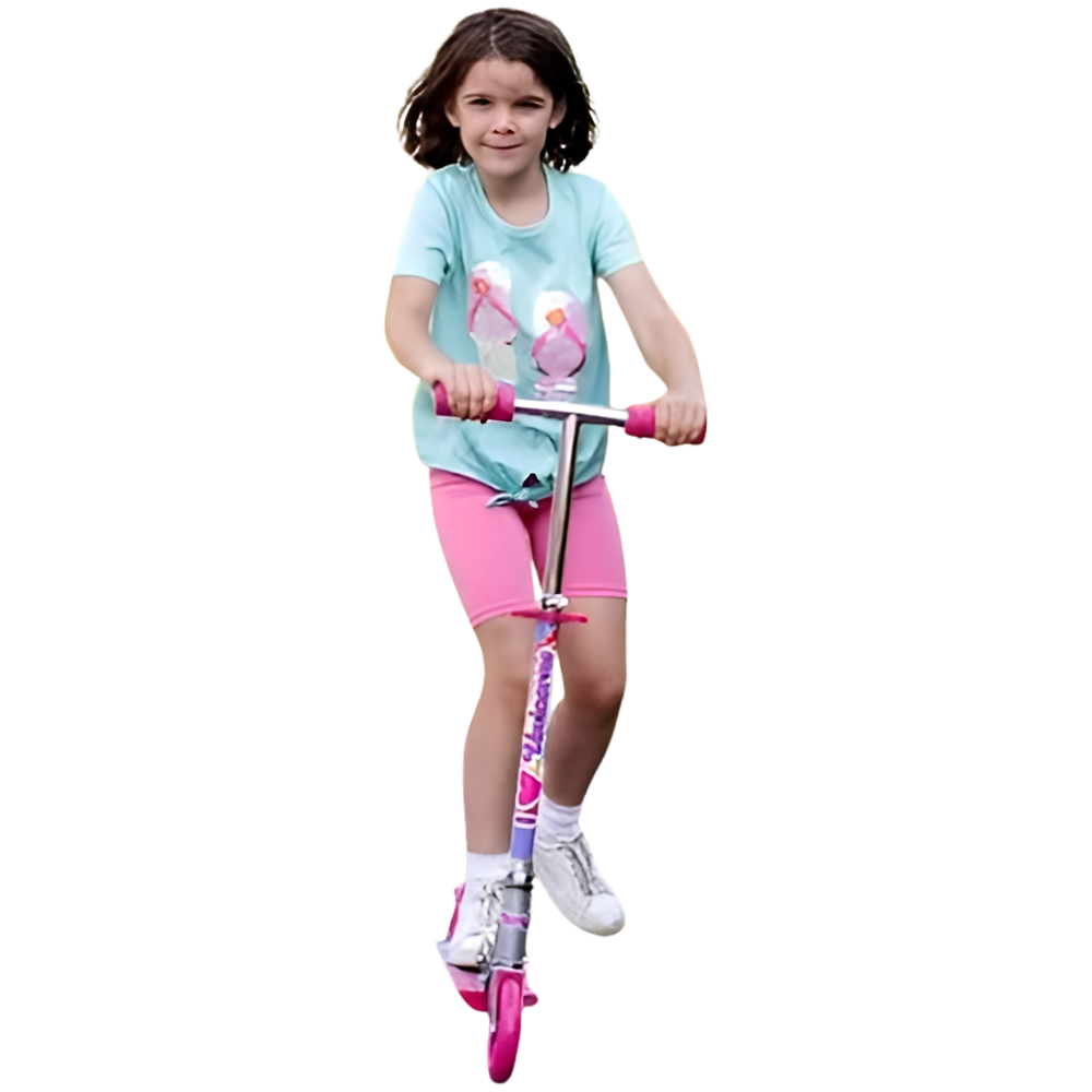 Ozbozz Unicorn Magical Sparkles Kids Scooter Colourful Indoor & Outdoor Push Scooter for Ages 5+