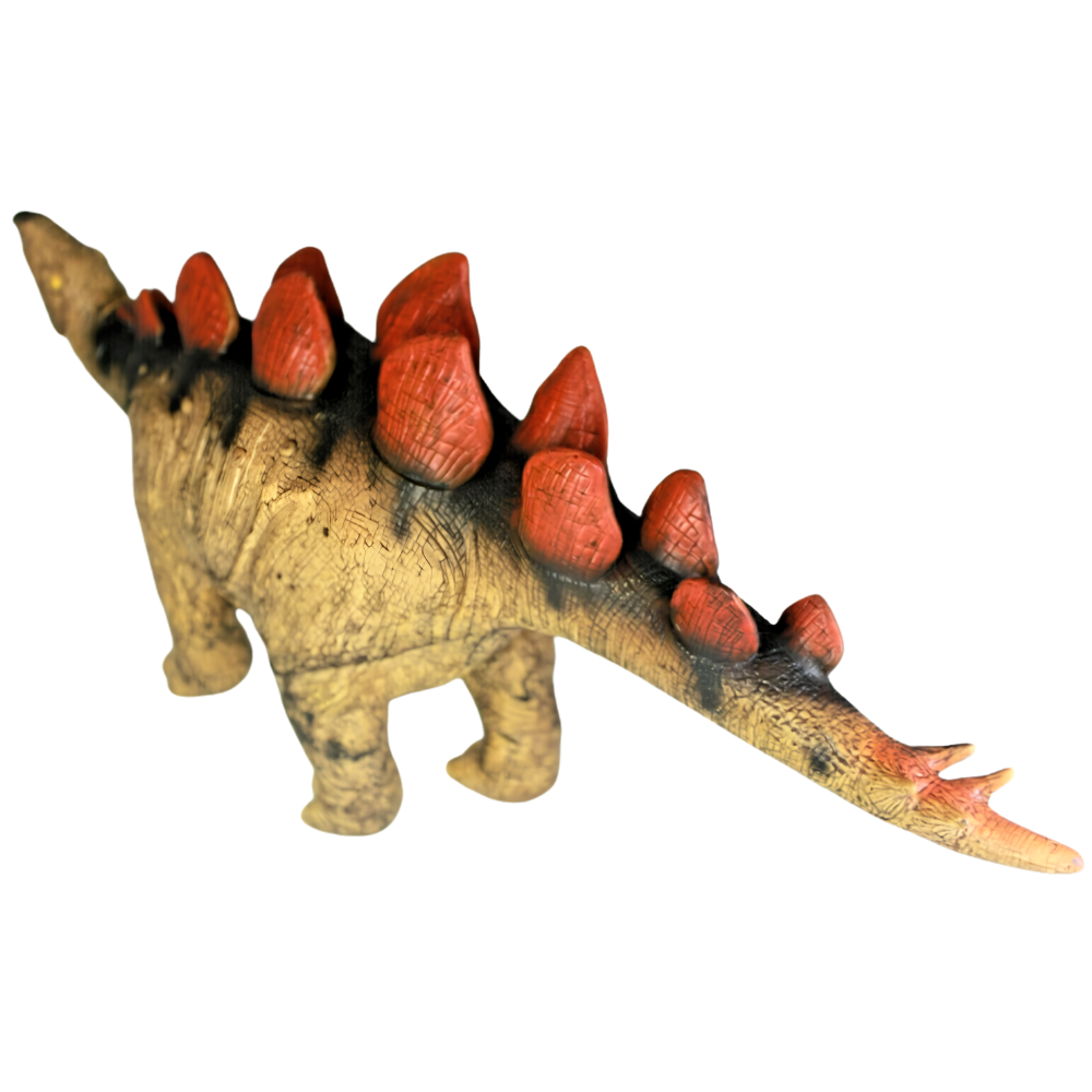 21 Inch Stegosaurus Dinosaur Toy, Soft Rubber Jurassic Dino Figure Gift for Kids