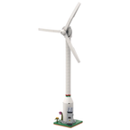 Lego Wind Turbine Custom Model 36cm Tall Windmill Kit Made with Genuine Lego Bricks