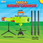 Abeec Mega Water Gun Tripod Mounted Garden Hose Connected Outdoor Water Cannon Toy 3+ Years