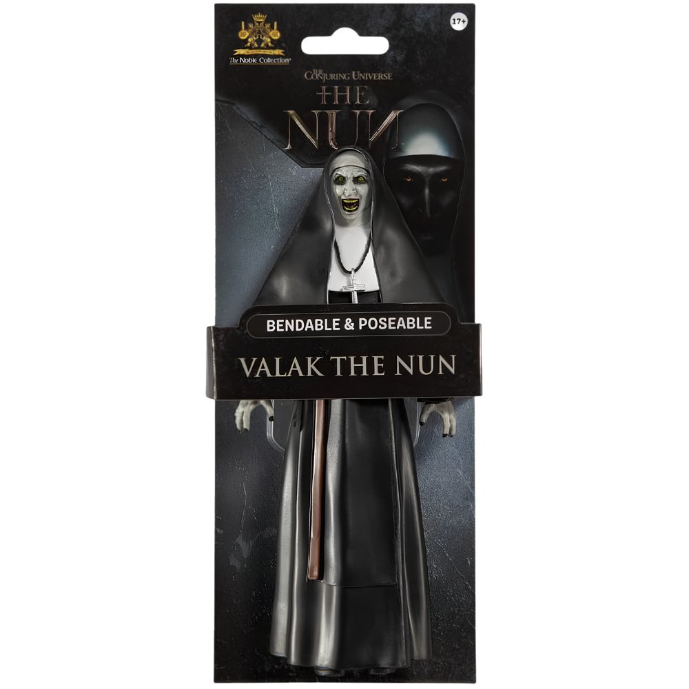 Valak The Nun Bendable Figure The Noble Collection BendyFig Horror Collectible Toy for Fans & Display