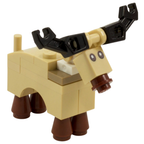 LEGO Reindeer 3-Pack Noses Christmas Santa Xmas Set Red & Brown