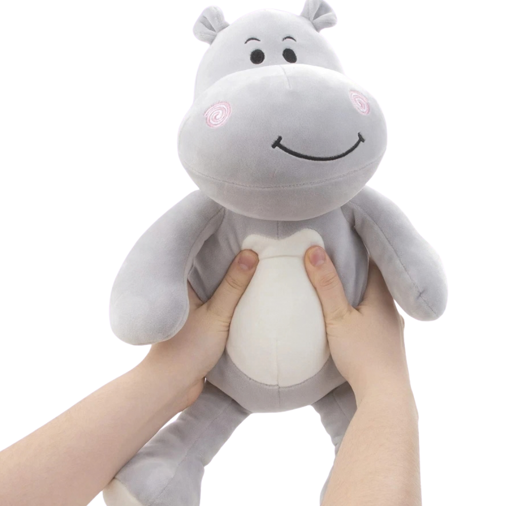 Supersoft Hippo Teddy Plush Toy for Babies & Kids – Soft Stuffed Animal Gift