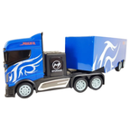 Remote Control Transport Truck RC Car Carrier 1:32 2.4GHz 52cm Blue Orange Kids 3+
