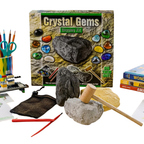 Crystal Digging Kit for Kids Gemstone Excavation Science Toy Set Boys Girls Learning Fun