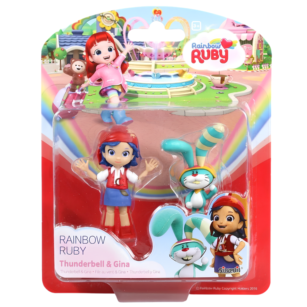 Silverlit Rainbow Ruby 2-Pack Dolls Thunderbell & Gina / Ling Ling & Kiki
