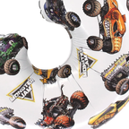 Toyland® 66cm (26") Monster Jam™ Number 3 Foil Balloon - Large Monster Truck Party