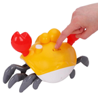 Toyland 22cm Crazy Crab Moving Bubble Machine with Led Lights Sounds 2x60ml Solution Kids Ages 3+