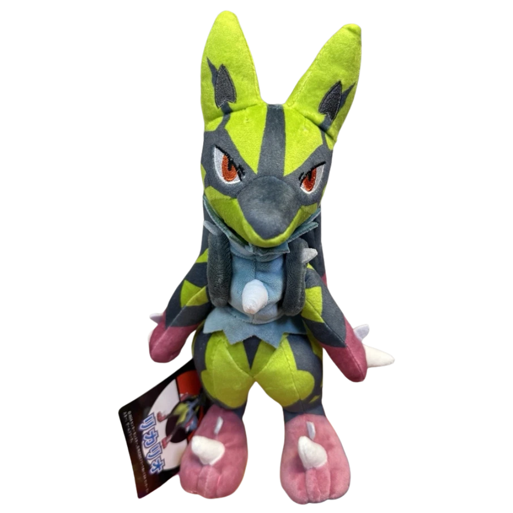 Shiny Mega Lucario Pokémon Plush Soft Toy 25cm Brand New Collectible Gift for Fans Uk
