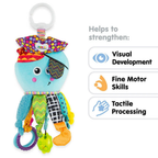 Lamaze Play & Grow Captain Calamari Baby Rattle Soft Developmental Toy for Infants New