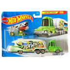 Hot Wheels Super Rigs Tooned Up Die-Cast Car & Hauler Truck Vehicle Set Mattel Kids 3+