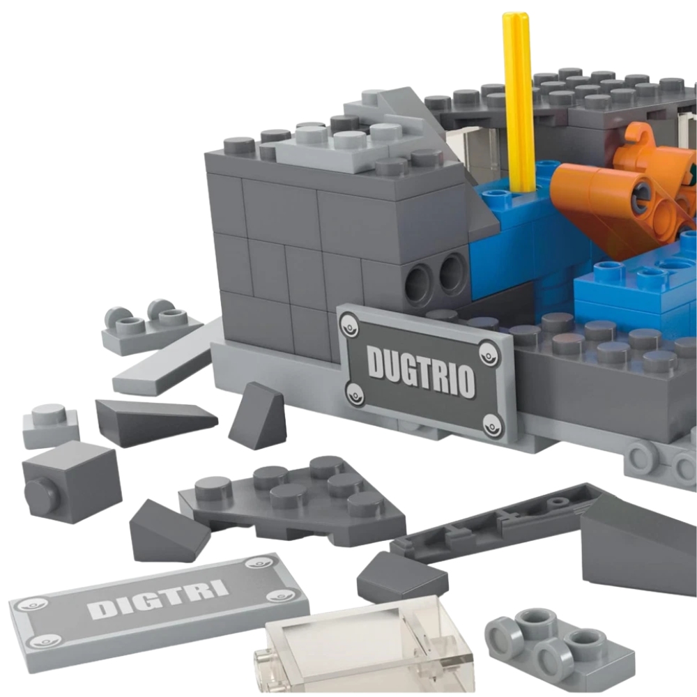 Mega Pokémon Mini Motion Dugtrio Building Set 350 Pieces Pop Up Motion Collectible Toy 13