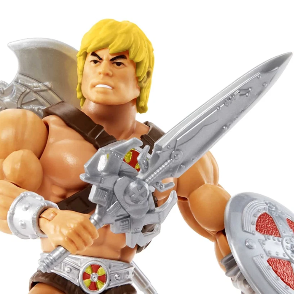Masters of the Universe He-Man Action Figure Retro Packaged Collectible Toy Ages 6+