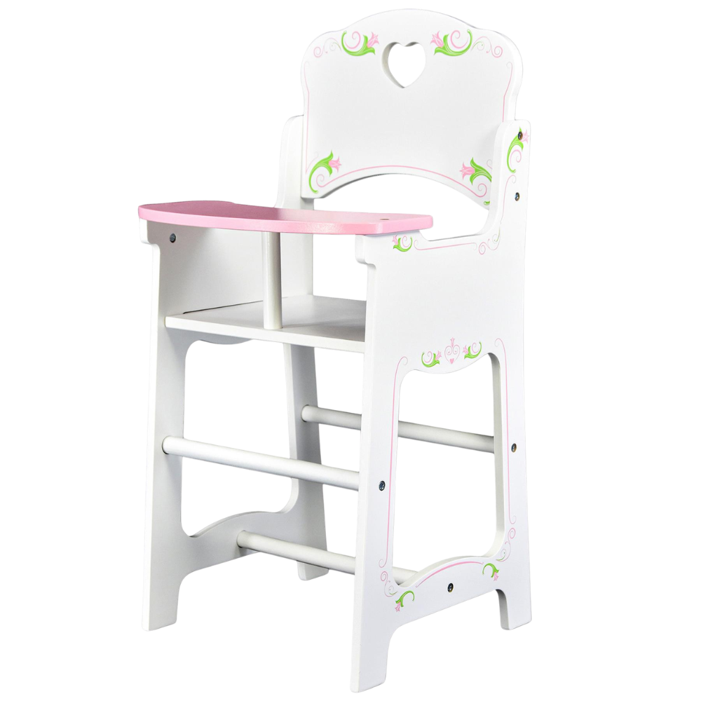 BiBi Doll Wooden Furniture Collection High Chair Bunk Bed Cradle & Bedding