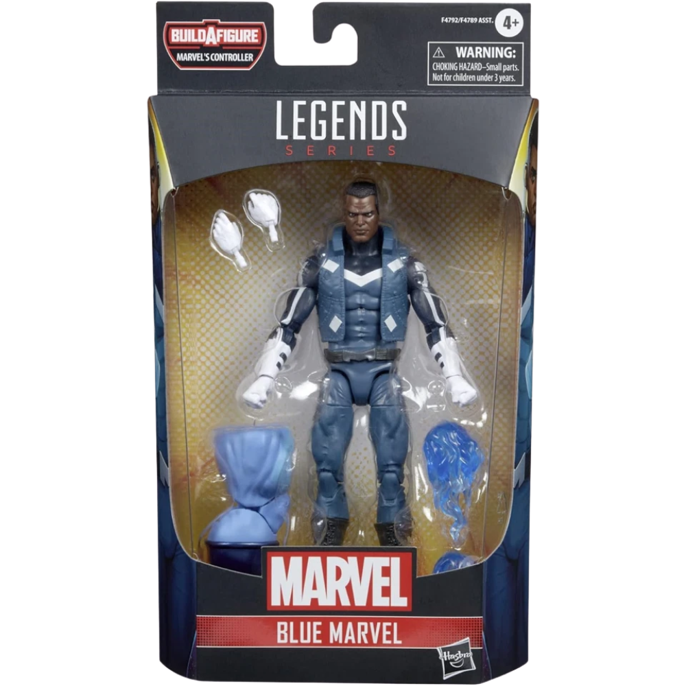 Marvel Legends Series Blue Marvel 6-Inch Action Figure Collectible Toy 4 Accessories