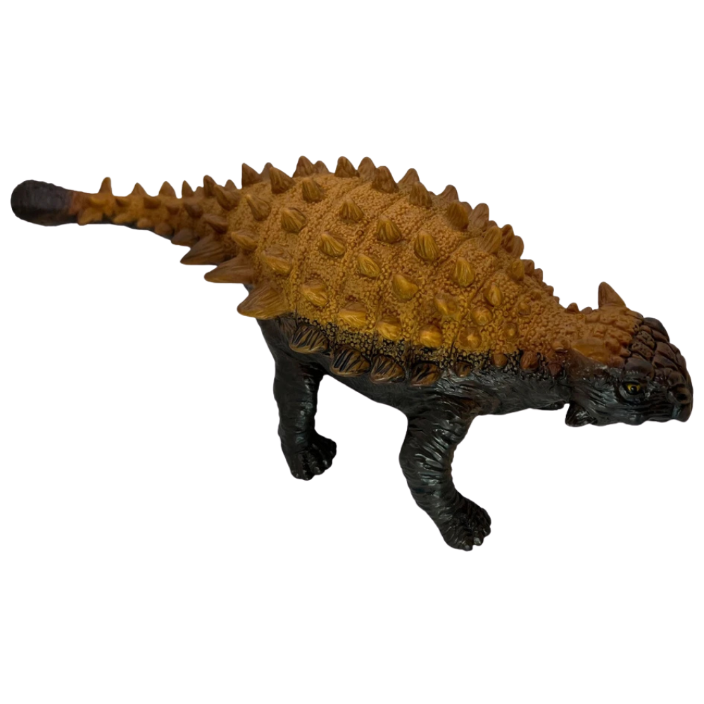 Saichania Dinosaur Toy 15 CM, Soft Rubber Jurassic Park Action Figure for Kids 3+