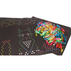 Lite-Brite Refill Set 100 Colourful Pegs & 8 Templates Creative Glow Art Craft Kit