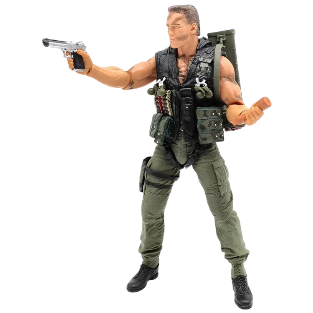 NECA Ultimate Commando John Matrix Schwarzenegger 7" Action Figure Toy