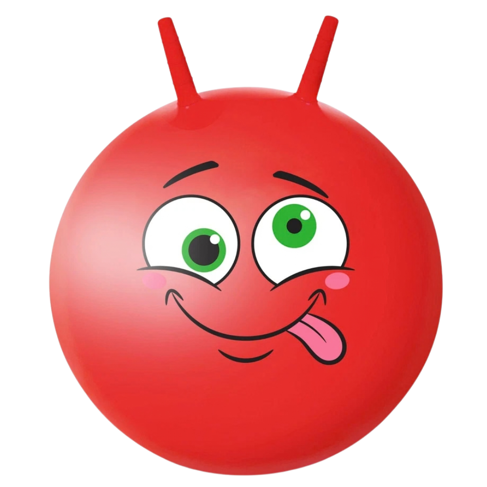 Abeec Red Space Hopper 45cm for Kids Indoor & Outdoor Garden Toy for Balance and Fun Time