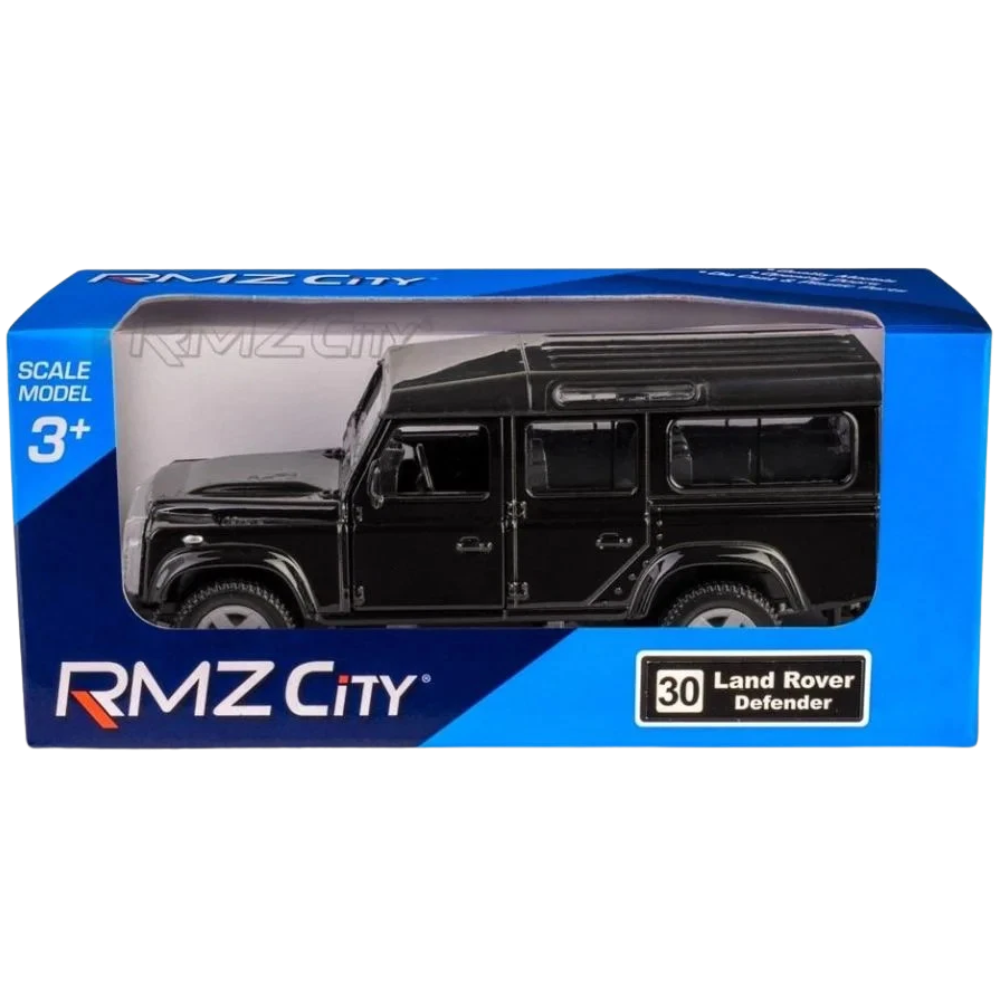 Land Rover Defender 110 Black Diecast Model Car Toy RMZ City Collectible SUV