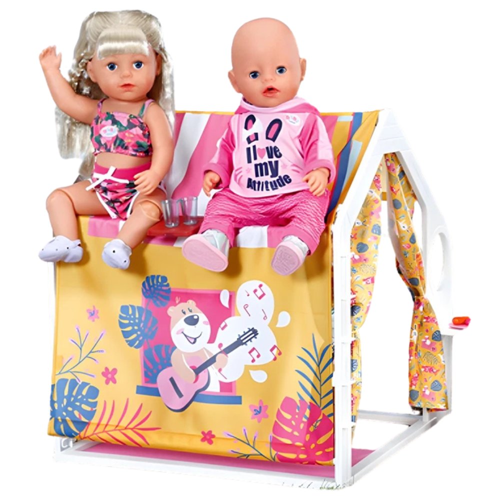 Baby Born Weekend Play House Toy Set for Dolls, Imaginative Pretend Play Fun for Kids