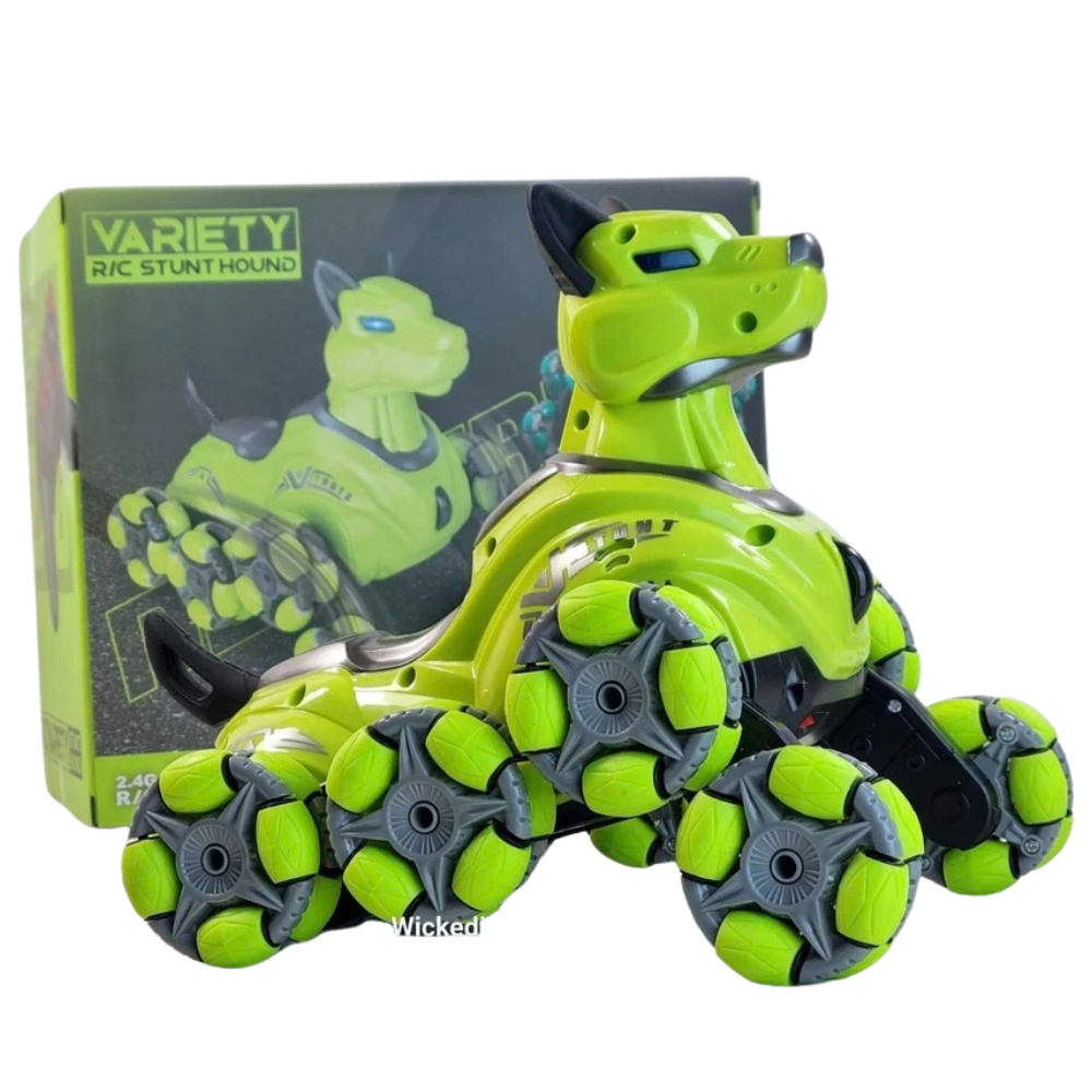 Remote Control Robot Stunt Dog Rc 8wd Drift Dancing 2.4ghz Transformer Toy Kids Gift Age 5+ Uk