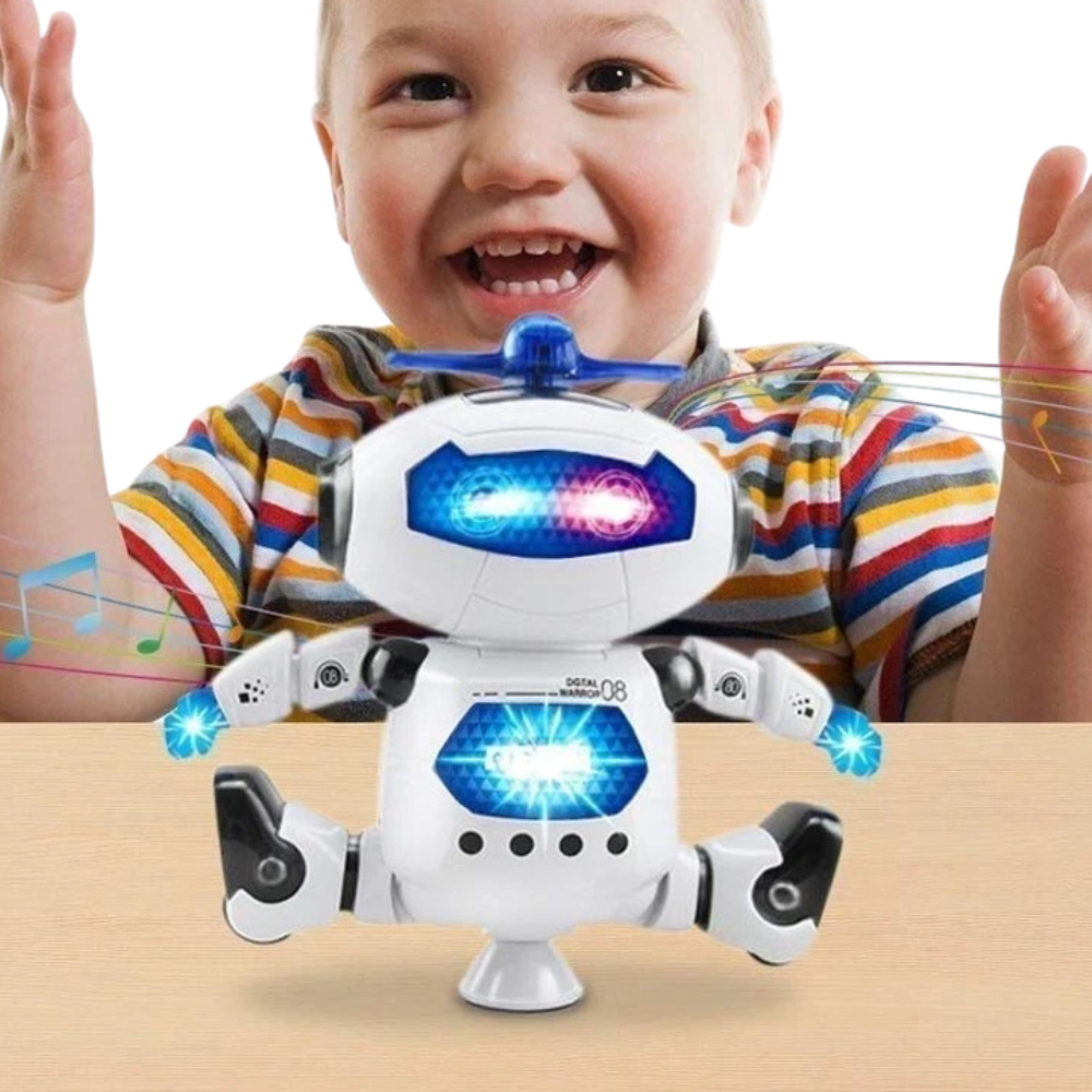 Smart Space Stunt Spin Dancing Robot Electronic Walking Music Light Toy