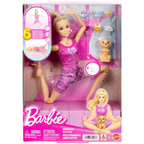Barbie Mindful Moves Doll Yoga Meditation Lights Sounds Puppy Interactive Toy Gift 3+ Kids