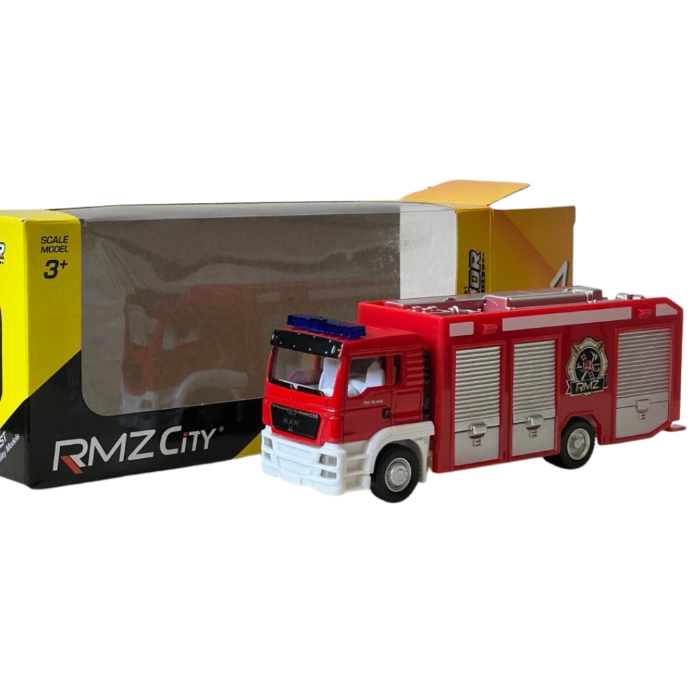 RMZ City MAN TGS Fire Brigade Fire Truck 1:64 Scale Diecast Model Toy