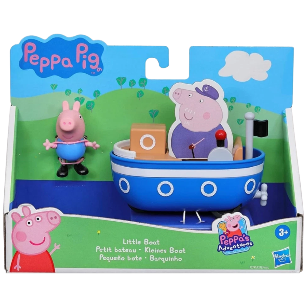 Peppa Pig Little Boat with 7.5cm George Figure Kids Toy Playset New Preschool Gift 3+ Play