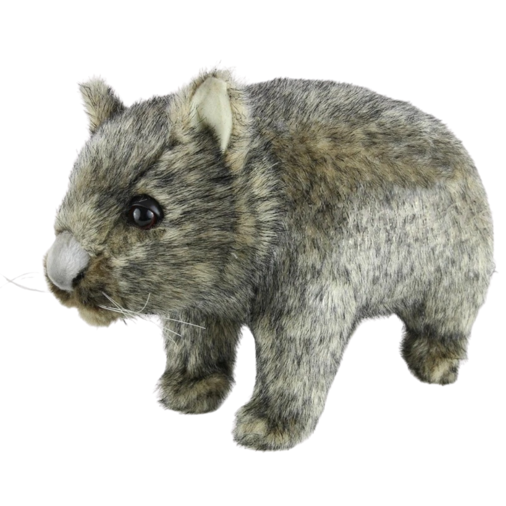 Hansa Wombat Plush Soft Toy Lifelike Australian Marsupial Teddy Animal Gift 3249 for Kids Toy