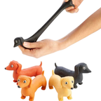 Stretchy Sausage Dog Sensory Fidget Toy Squishy Tactile Stress Relief Kids Adults