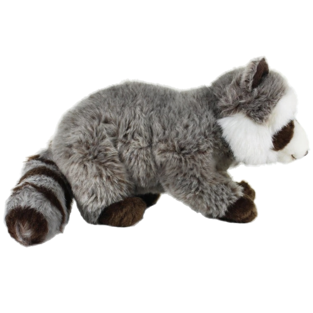 Teddy Hermann Raccoon Plush Soft Cuddly Toy Animal Lovers Gift Present 92529 Cute Woodland Teddy