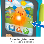 Fisher-Price Laugh & Learn Puppy's Storytime Reader Interactive Learning Toy for Kids