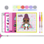 Lol Doll Fashion Art Pad Makeup & Fashion Design Kit Creative Girls Activity Gift Set