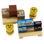 LEGO Cargo Crates & Pallets Set Oil Drums Parcels & Pallet Truck