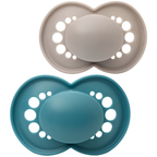 MAM Original Soothers 18-36 Months 2 Pack Orthodontic SkinSoft Silicone Toddler Dummies