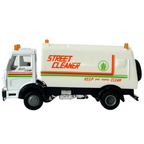 Welly Street Cleaner Lorry Truck Diecast Model Toy White Urban Vehicle 1:43–1:60 Scale