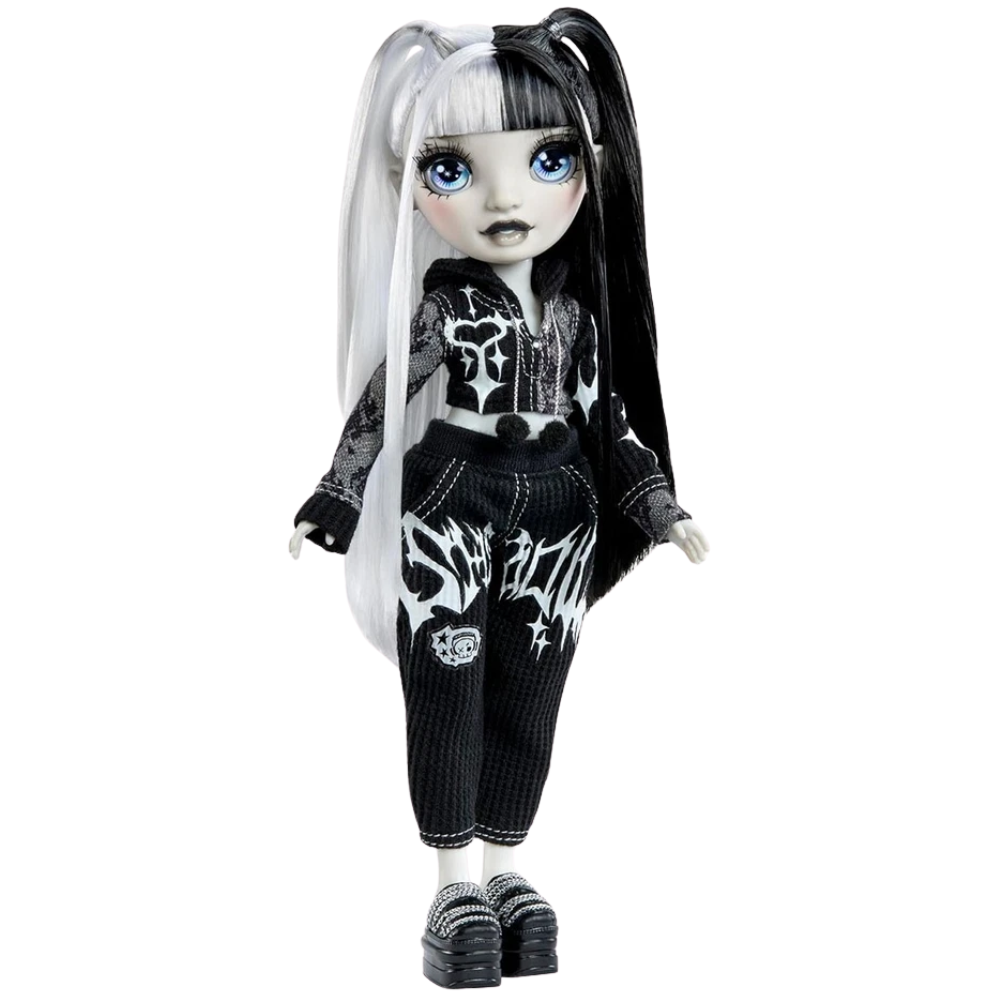 Rainbow High Shadow High Heather Grayson 28cm Grayscale Fashion Doll Black White Outfit Accessories