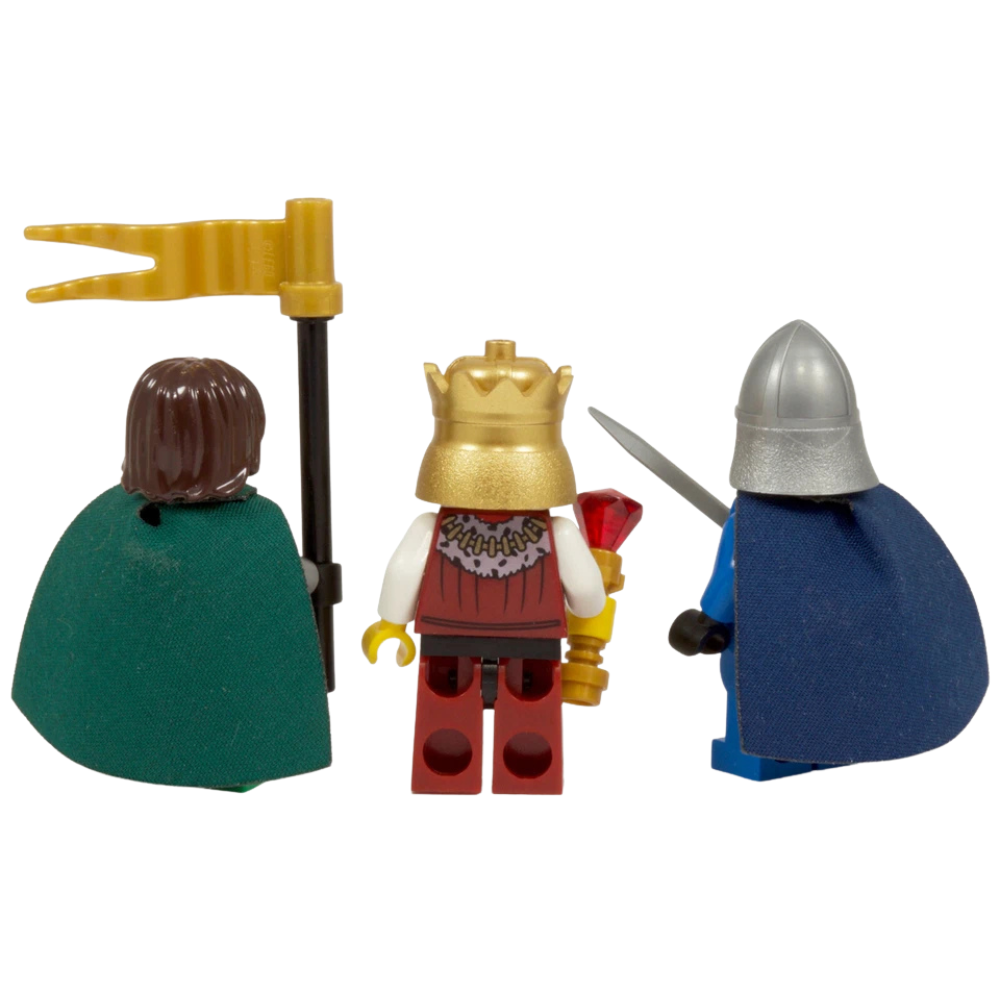 Lego 3x Kings Minifigures Castle Nativity Kingdoms Set of 3 King Figures Genuine Lego Parts New