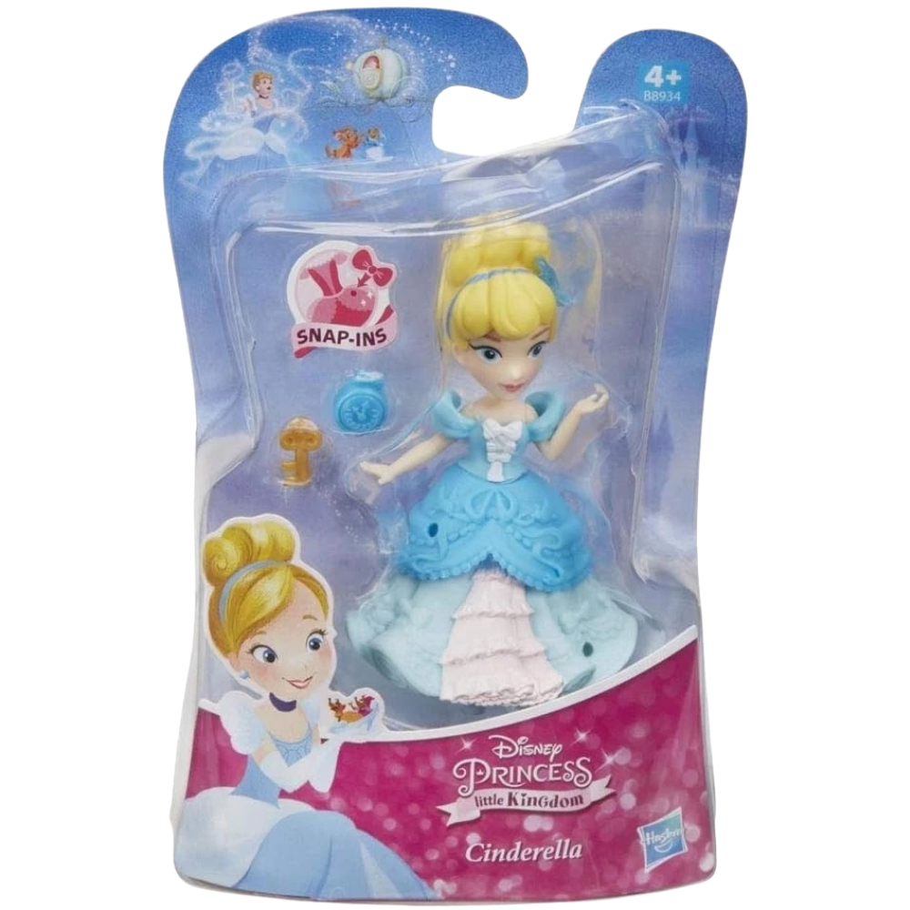 Disney Princess Little Kingdom Snap-Ins & Royal Clips Figures Rapunzel Cinderella & Frozen