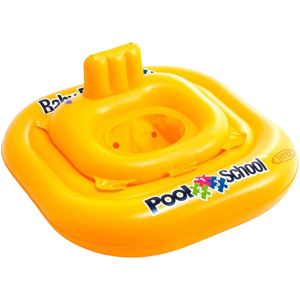 Baby Pool Float Deluxe Seat with Sunshade Infant Swimming Ring for Pool & Beach