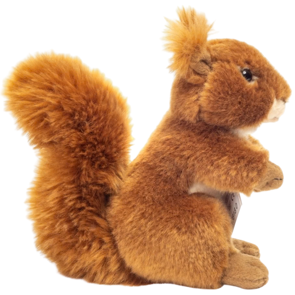 Teddy Hermann Red Squirrel Plush Soft Toy Woodland Animal Teddy Gift 90818 New Cute Cuddly Toy