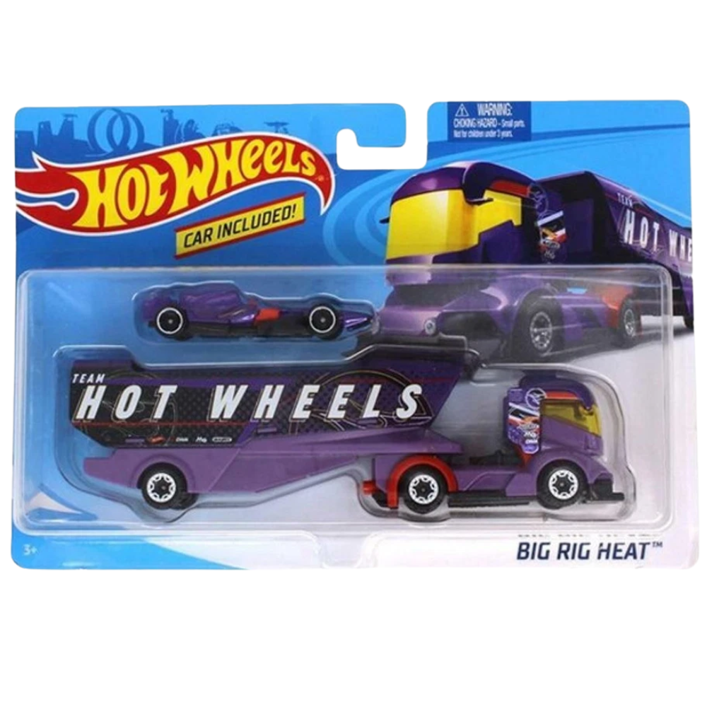 Hot Wheels Super Rigs Big Rig Heat Die-Cast Lorry & Formula Car Kids Toy Set